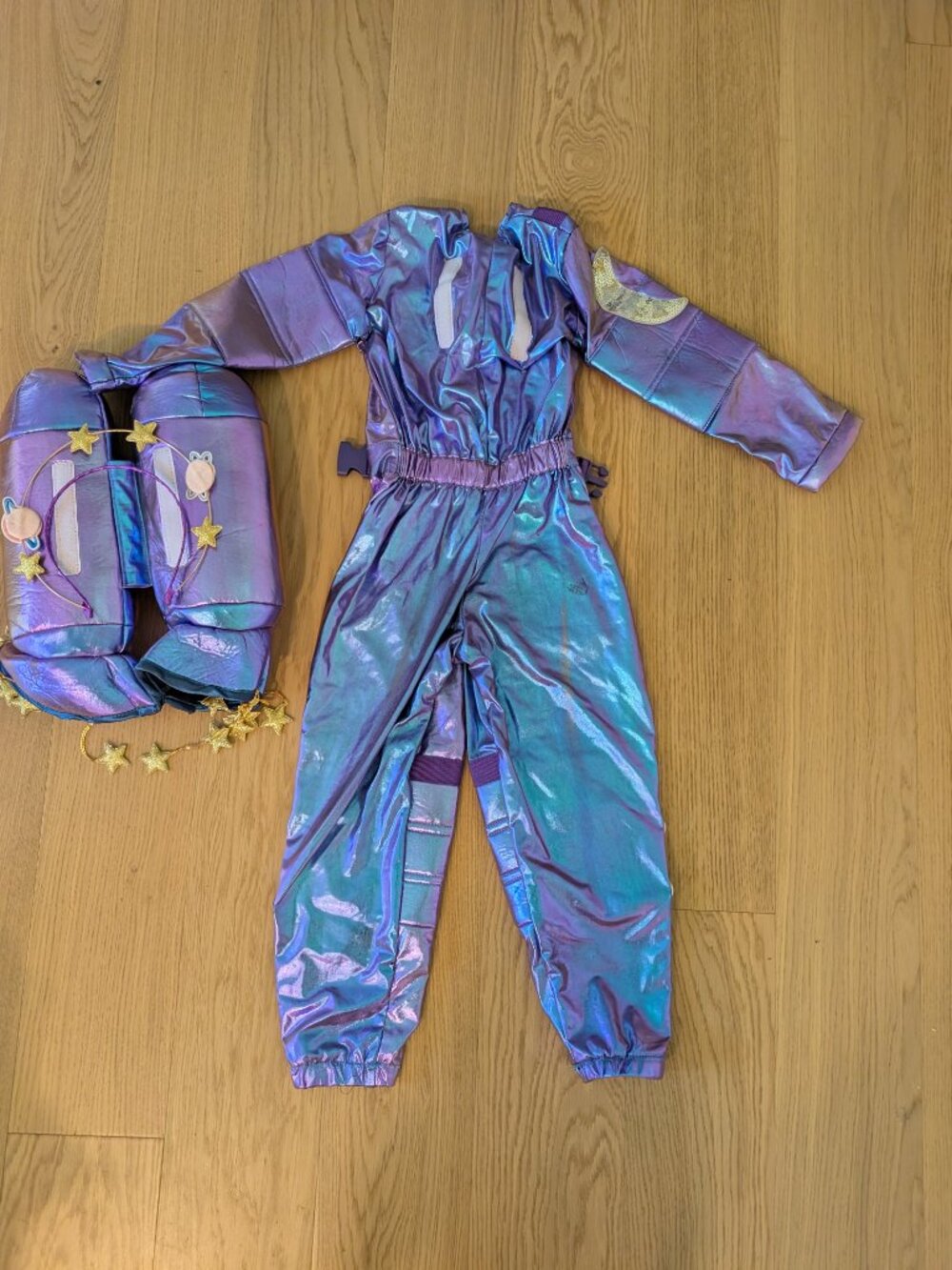 Pottery Barn Kids Light-Up Cosmic Sparkle Astronaut Halloween Costume - Picture 3 of 9